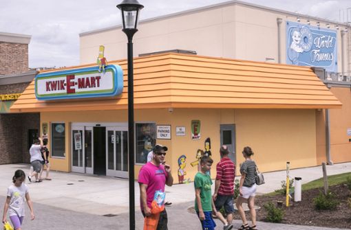 Nun gibt es ihn wirklich: Der „Kwik-E-Mart“ aus der Serie „Die Simpsons“ hat in Myrtle Beach eröffnet. Foto: dpa