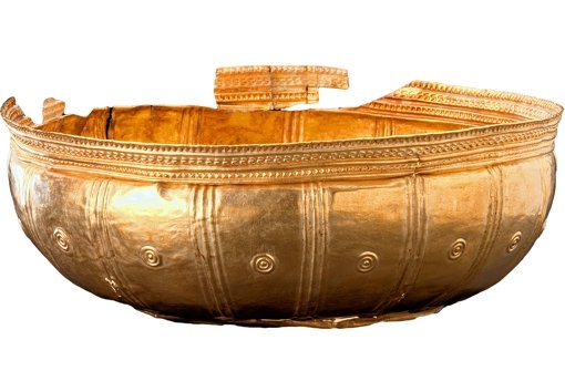 Aus dem Schatz des Landesmuseums Württemberg: In Bad Cannstatt gefundene Goldschale aus dem späten 6. Jahrhundert v. Chr.. Foto: Landesmuseum