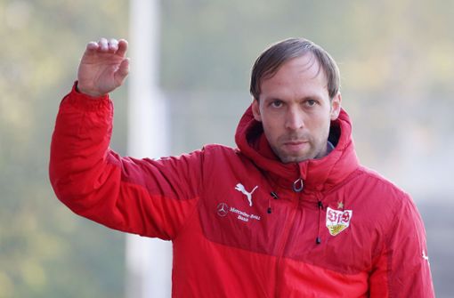 Andreas Hinkel, Trainer des VfB Stuttgart II Foto: Pressefoto Baumann
