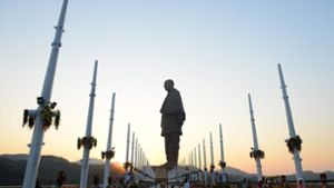 Indien weiht weltgrößte Statue ein