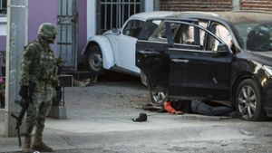 Bei einem Gefecht zwischen mutmaßlichen Bandenmitgliedern und der Marineinfanterie sind kürzlich im Westen von Mexiko sechs Menschen ums Leben gekommen. Foto: AP