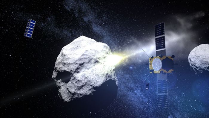 Gefahr gebannt   – großer Asteroid verfehlt Erde