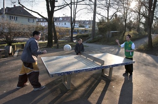 Auch auf dem Ballspielplatz Dracheninsel soll, wie im Bild  in Raitelsberg, eine Tischtennisplatte aufgestellt werden. Foto: Archiv Michael Steinert