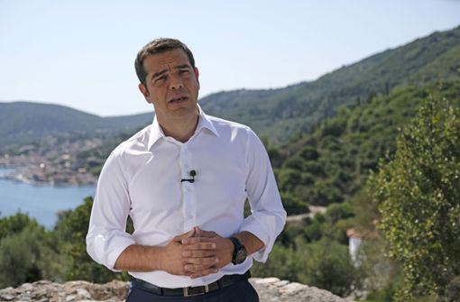 Nach dem Ende der EU-Hilfen: Griechenlands Ministerpräsident Tsipras hat auf der Insel des Odysseus, Ithaka, das Ende der Irrfahrt verkündet.  Griechenland stehe vor einem Neuanfang. Foto:  
