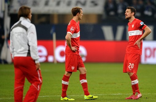 Der VfB Stuttgart musste auf Schalke eine 0:3-Niederlage hinnehmen. Foto: dpa