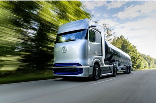 Daimler will nach 2025 in Serie Fernlaster mit Brennstoffzelle produzieren. Foto: Daimler AG/Product Communications Daimler T