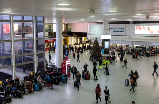 Am Flughafen in Gatwick ging am Freitag erneut nichts mehr. Foto: Getty Images Europe