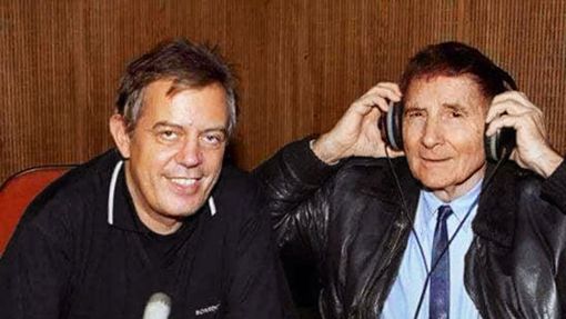 Ein Radio-DJ seit 1967: Rainer Nitschke (rechts sein Kumpel Freddy Quinn) Foto: /: privat