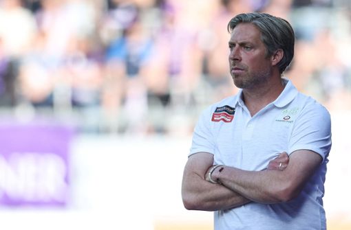 Ex-VfB-Coach Michael Wimmer ist seit Anfang 2023 Trainer bei Austria Wien. Foto: imago/Armin Rauthner