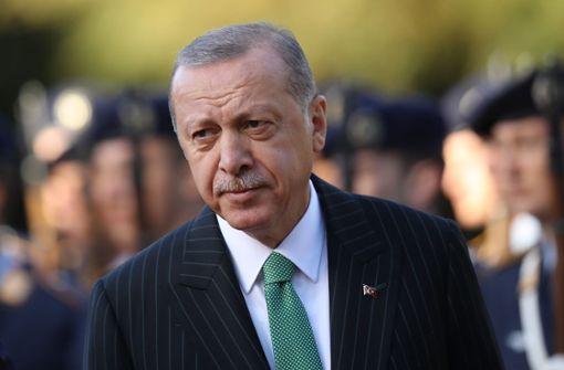 Recep Erdogan auf Staatsbesuch in Berlin. Foto: Getty Images Europe