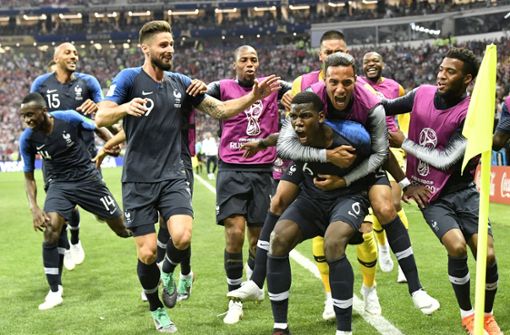 Frankreich beerbt Deutschland als Fußball-Weltmeister. Foto: AP