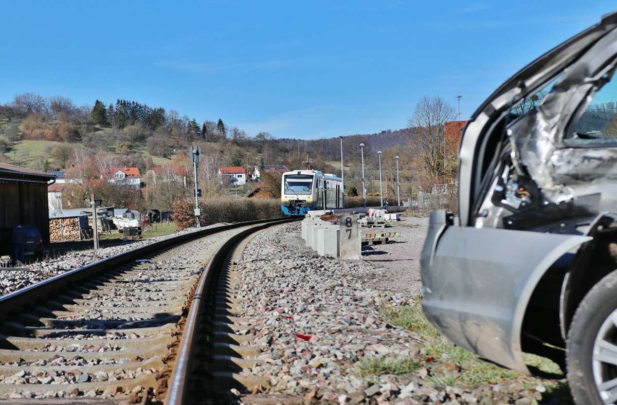 Am Samstag ereignete sich ein  Unfall auf der Strecke der Wieslauftalbahn.
