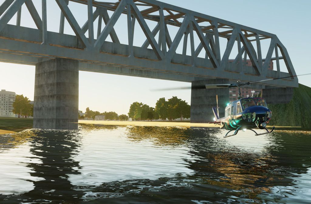 Stunt-Flüge unter Brücken...