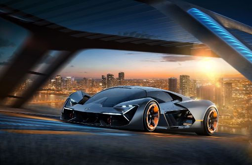 Angetrieben wird das neue Konzept von Superkondensatoren.  Foto: Lamborghini