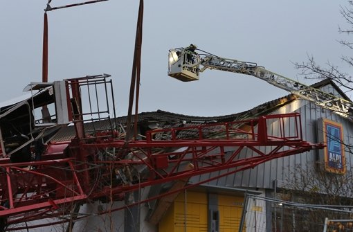 Nach dem schweren Kran-Unglück in Bad Homburg sind die Bergungsarbeiten nun beendet. Foto: Getty Images Europe