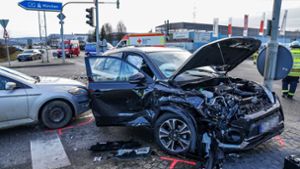 Bei Rot gefahren - Vier Verletzte bei Unfall