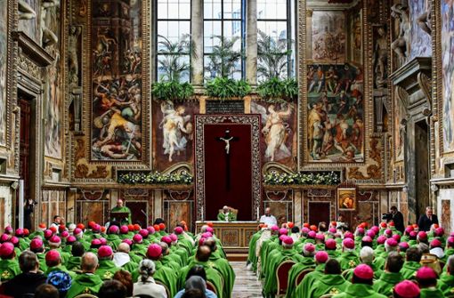 Vor einem Jahr bestellte Papst Franziskus beim Gipfeltreffen  zum Thema Missbrauch die Vorsitzenden der Bischofskonferenzen aller Länder ein. Foto: dpa/Giuseppe Lami