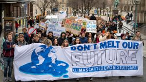Weniger Schüler demonstrieren vor Rathaus für Klimaschutz