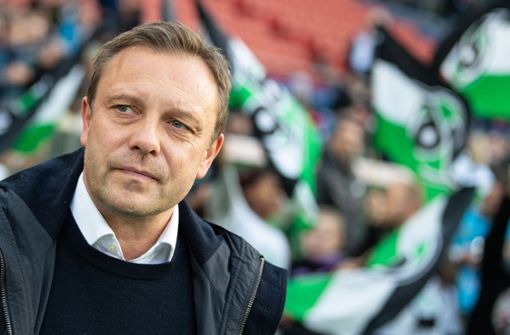 André Breitenreiter führt Hannover 96 zurück in die Bundesliga. Doch jetzt muss er als Trainer gehen. Foto: dpa