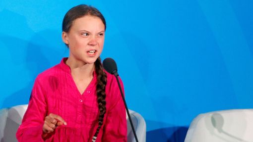 Greta Thunberg 2019 beim UN-Klimagipfel Foto: dpa/Jason Decrow