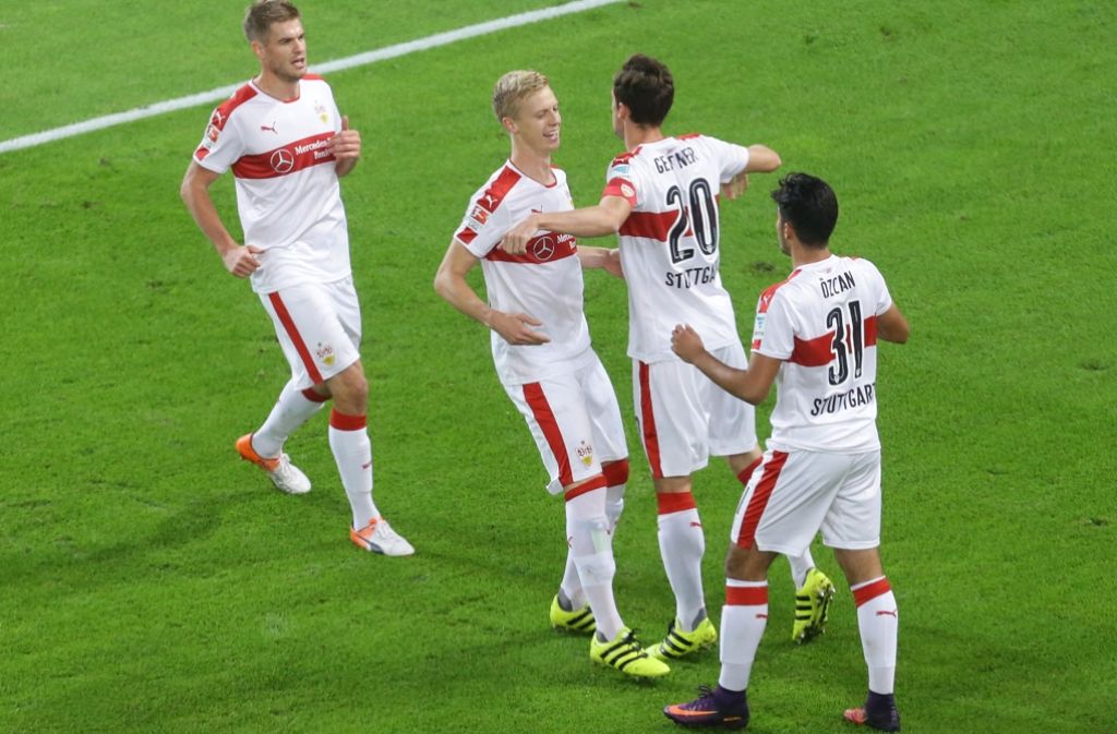 Die Spieler des VfB Stuttgart durften am Freitagabend jubeln.