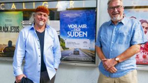 Pepe Danquart (links) war schon einmal bei Kay Hoffmann zu Gast und stellte seinen Film „Vor mir der Süden“ vor. Foto: HDK/Günther Ahner