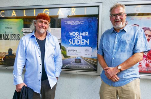 Pepe Danquart (links) war schon einmal bei Kay Hoffmann zu Gast und stellte seinen Film „Vor mir der Süden“ vor. Foto: HDK/Günther Ahner