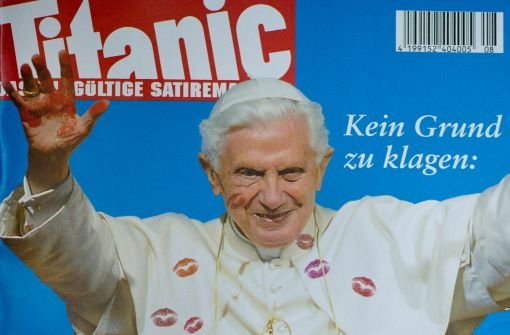Das Papst-Cover des Satiremagazins Titanic hatte für Aufregung gesorgt. Foto: dapd