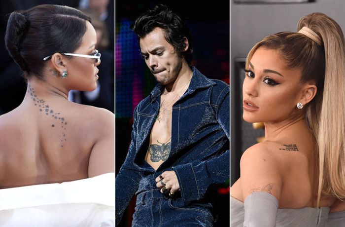 Rihanna, Harry Styles oder Ariana Grande: Die Tattoos der Stars – und was sie bedeuten