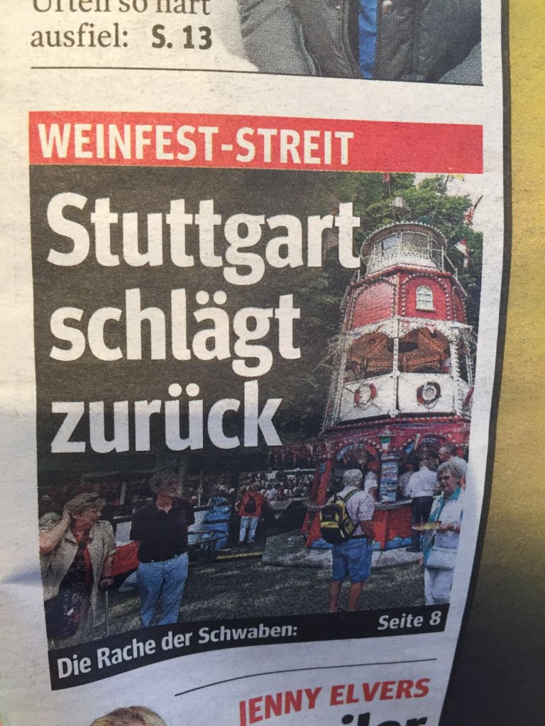 Die Hamburger Morgenpost titelt mit Stuttgart schlägt zurück