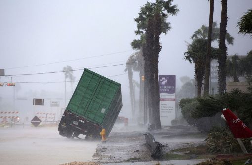 Der Sturm „Harvey“ erreicht Windgeschwindigkeiten von bis zu 210 Kilometern pro Stunde. Foto: dp