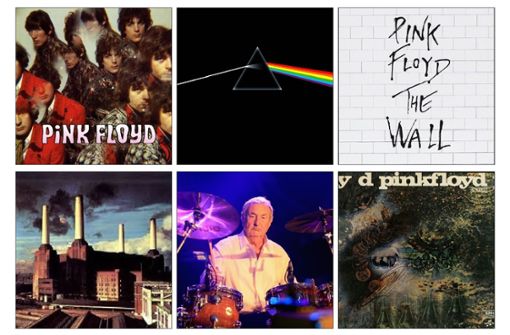 Der Schlagzeuger Nick Mason hat den Sound von Pink Floyd mitgeprägt Foto: Label (5), Getty