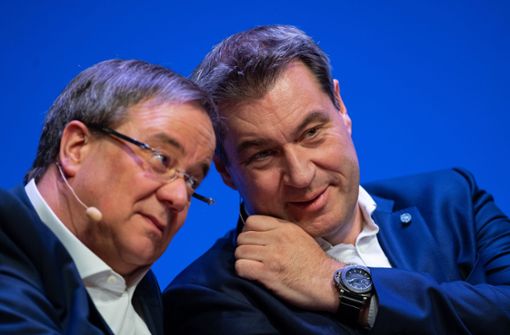 Armin Laschet oder Markus Söder: Wer soll Kanzlerkandidat der Union werden? Foto: dpa/Guido Kirchner