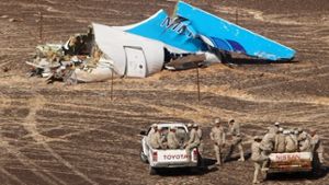 Der Absturzort des russischen Passagierflugzeugs in Ägypten Foto: dpa