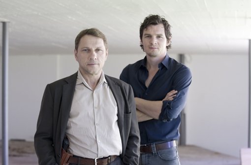 Richy Müller und Felix Klare drehen neuen Stuttgarter „Tatort“ Foto: SWR