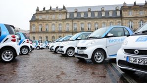 In Stuttgart rollt eine große Flotte von E-Smart Foto: Michele Danze