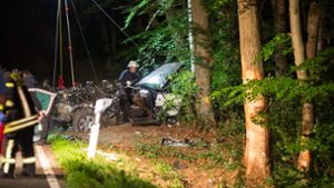 Der Unfall ereignete sich nahe Hofheim im Taunus. Foto: dpa/Michael Ehresmann