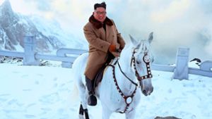 Nordkoreanisches Video zeigt reitenden Kim Jong Un