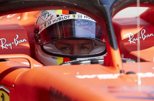 Sebastian Vettel kommt mit seinem neuen Ferrari-Dienstwagen gut zurecht und zeigt eine starke Vorstellung in Barcelona. Foto: dpa