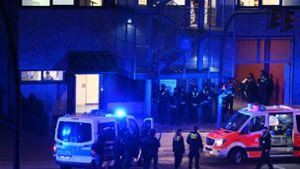 In einem Gebäude der Zeugen Jehovas in Hamburg kam es zu den tödlichen Schüssen. Foto: dpa/Jonas Walzberg