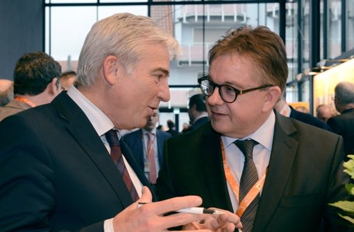 Zwei Bewerber, ein Ziel: Thomas Strobl (links) und Guido Wolf wollen die CDU in die Landtagswahl 2016 in Baden-Württemberg führen Foto: dpa