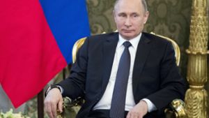 Deutliche Warnung: Der russische Präsident Wladimir Putin liegen Informationen vor, dass mit chemischen Waffen in Syrien „Provokationen“ geplant seien. Foto: AP POOL