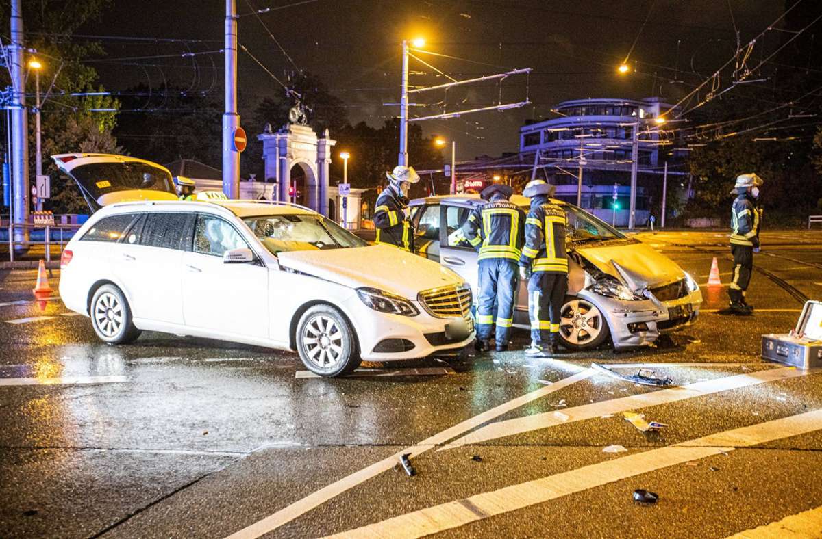 Der Unfall ereignete sich in der Pragstraße.