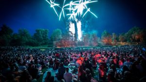 Stuttgart leuchtet – beim Lichterfest im Höhenpark Killesberg Foto: Lichtgut/Achim Zweygarth
