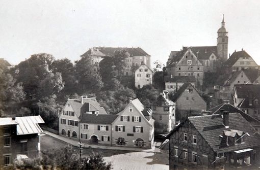 So sah der Böblinger Schlossberg vor dem Krieg aus. Foto: Stadtarchiv