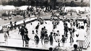 Im Zuge der Erneuerung des Neckarbades wurde auch ein Becken für Kinder und Nichtschwimmer eingerichtet. Foto: Stadtarchiv/Karlheinz Kirkamm