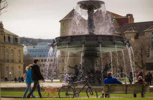 Die Menschen in Stuttgart können sich auf den Frühling freuen. Foto: Lichtgut/Max Kovalenko