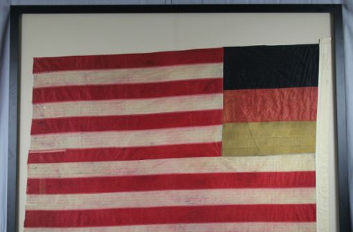 Fahne des 8. New Yorker Infanterieregiments: Überwiegend deutsche Freiwillige kämpften im US-Bürgerkrieg gegen die Sklavenhalter im Süden. Foto: New York State Military Museum