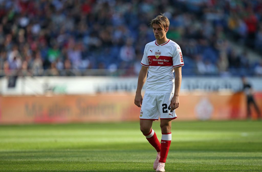 Borna Sosa spielt derzeit beim VfB Stuttgart so gut wie keine Rolle mehr. Foto: Baumann