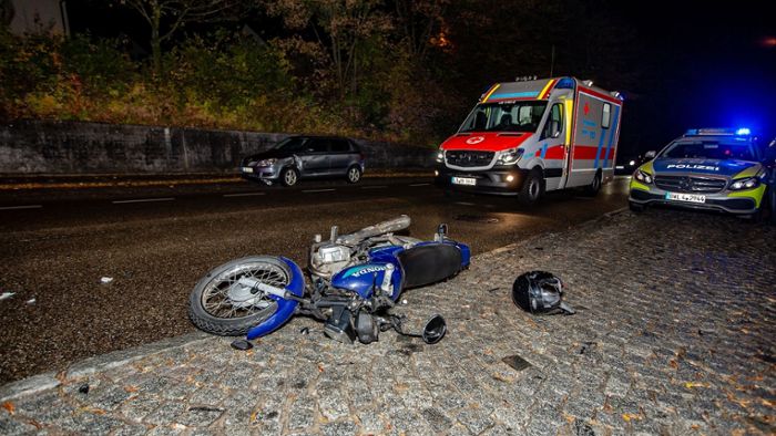 Motorradfahrer schwer verletzt